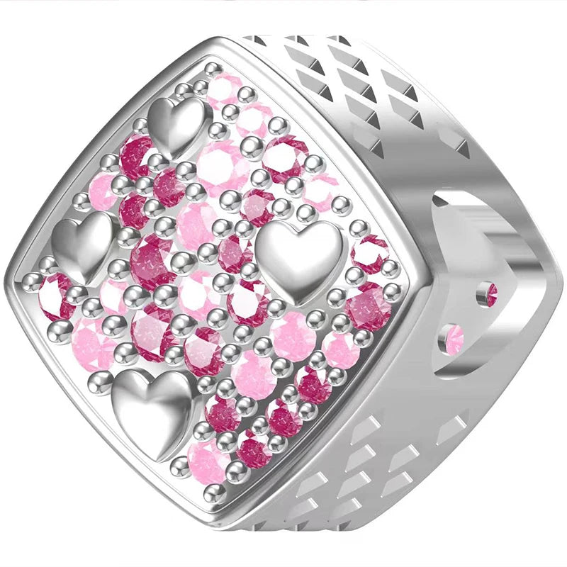 S925 Square Beads - Ideal for Bracelets and DIY Jewelry