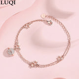 S925 Platinum Plated Dream Planet Bracelet for Girlfriend
