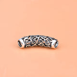S925 Pure Silver Xiangyun Hollow Pipe Bracelet DIY Beads Jewelry Accessories