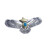 S925 Silver Eagle Locket Pendant Mini Men Women Takahashi Feathers