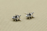 S925 Silver Skulls Punk Earrings