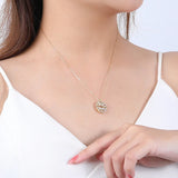 S925 Four-Leaf Clover Necklace Small Love Clavicle Chain Jewelry