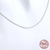 S925 Silver Chain Necklace for Women, Sterling Silver Chain