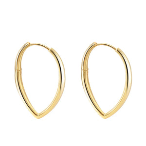 S925 Silver V-Shaped Earrings Ear Buckle Jewelry