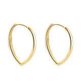 S925 Silver V-Shaped Earrings Ear Buckle Jewelry