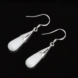 S925 Silver Embroidered Retro Ball Earrings