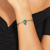 S925 Silver Enamel Beaded Elk Doctor Beads Bracelet Necklace DIY