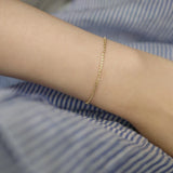 S925 Silver Gilded Sparkling Bracelet - Ins and Wind Starry River