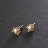 S925 Silver Pearl Earrings for Women