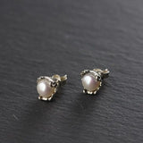 S925 Silver Pearl Earrings for Women