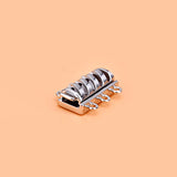 S925 Silver Insert Buckle Circle End Buckle DIY Manual Accessories