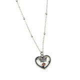 S925 Silver Love Pendant Chain Necklace Women's Jewelry