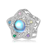 S925 Moonstone Hollow Beads Bracelet DIY Accessories