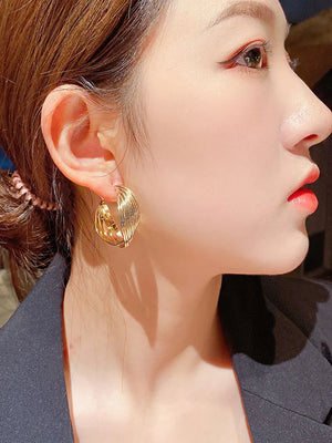 S925 Silver Needle Exaggerated Earrings for Women