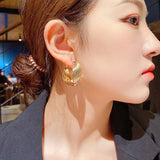 S925 Silver Needle Exaggerated Earrings for Women