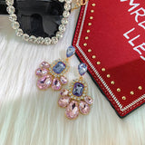 S925 Amethyst Water Drop Earrings
