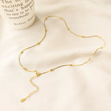 S925 Silver Snake Bone Chain Female Universal Octagonal Chain Gypsophila Column