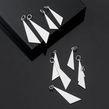 S925 Silver Triangle Sheet Charms for DIY Jewelry Making