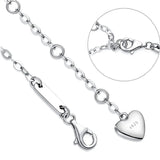 S925 Sterling Silver 8-Shaped Heart Love Bracelet