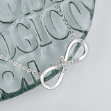 S925 Sterling Silver 8-Word Cross Diamond Pendant