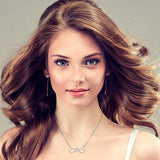 S925 Sterling Silver 8-Word Cross Diamond Pendant