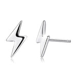 S925 Sterling Silver Lightning Earrings High-End Jewelry