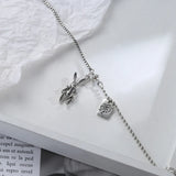 S925 Sterling Silver Bunny Girlfriend Bracelet