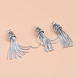 S925 Silver Thai Snake Bone Chain Tassel Pendant Beaded Material