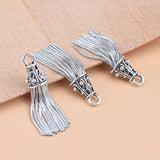 S925 Silver Thai Snake Bone Chain Tassel Pendant Beaded Material