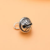 S925 Sterling Silver Thai Silver Bell Pendant DIY Bracelet Accessory
