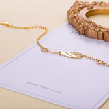 S925 Sterling Silver Angel Wing Bracelet
