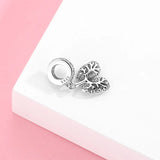 S925 Sterling Silver Beaded Pendant Medical Bracelet DIY Accessory