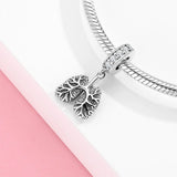 S925 Sterling Silver Beaded Pendant Medical Bracelet DIY Accessory