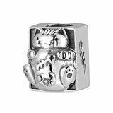 S925 Sterling Silver Cat Bracelet DIY Accessories Beads