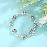 S925 Sterling Silver Beads Gothic Series DIY Bracelet Accessories Loose Beads