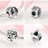 S925 Enamel Silver Beads Creative Puppy Series DIY Bracelet Accessories