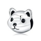 S925 Enamel Silver Beads Creative Puppy Series DIY Bracelet Accessories