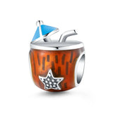 S925 Sterling Silver Seaside Vacation Travel Beads Pendant DIY Jewelry