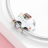 S925 Sterling Silver Animal Bracelet Enamel Beads