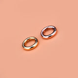 S925 Sterling Silver Button Accessories Mechanical Round Buckle