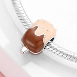 S925 Sterling Silver Ice Cream Enamel Beads DIY Accessories