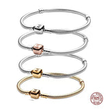 S925 Sterling Silver Snake Bone Bracelet for High-End Pendant DIY