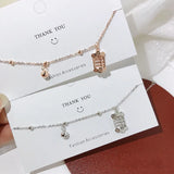 S925 Sterling Silver Coin Abacus Bell Anklet All-Match Fresh Women's Anklet