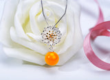 S925 Sterling Silver Pendant Base for Round Beads