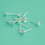 S925 Sterling Silver Earrings Cross Bowl DIY Earrings Accessories