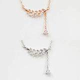 S925 Silver Zircon Necklace for Women