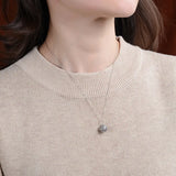 Silver Gawu Box Pendant Retro Ding Cai Prosperous Women's Sachet Bell