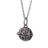 Silver Gawu Box Pendant Retro Ding Cai Prosperous Women's Sachet Bell