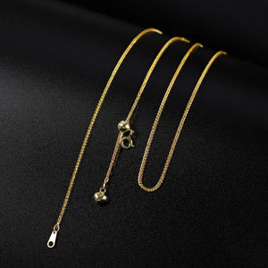 S925 Sterling Silver Plated Sweater Chain Necklace Adjustable