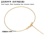 S925 Silver Gold-Plated Beaded Chain Bracelet for Women